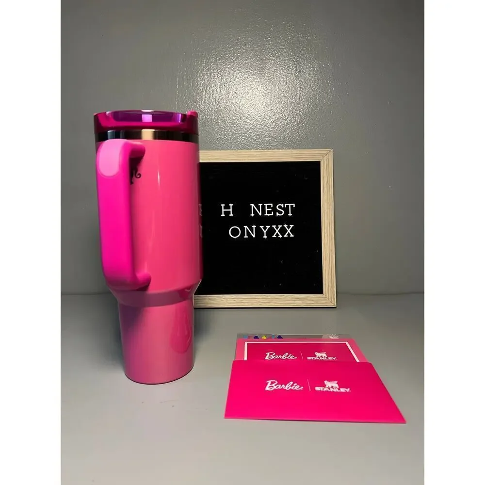 Stanley x Barbie Rockers Barbie 40oz Quencher Limited Edition Collab - Picture 7 of 7